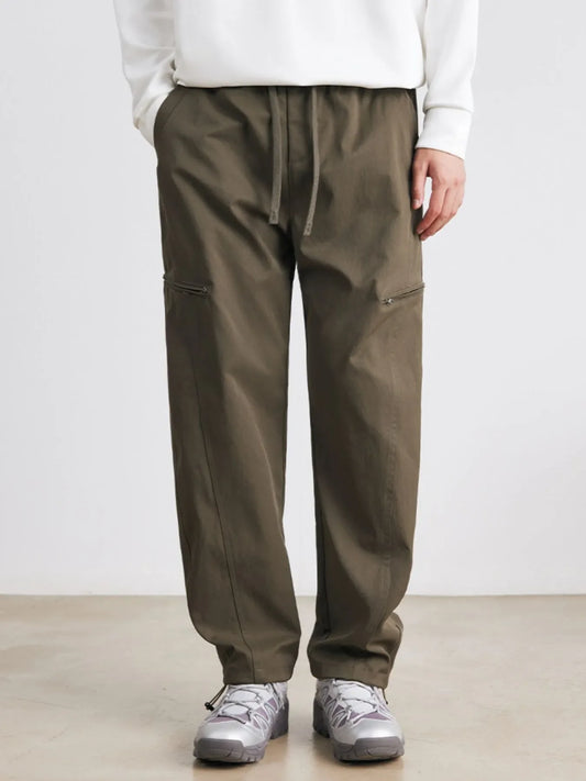 Men's Drawstring Wide Leg Pants