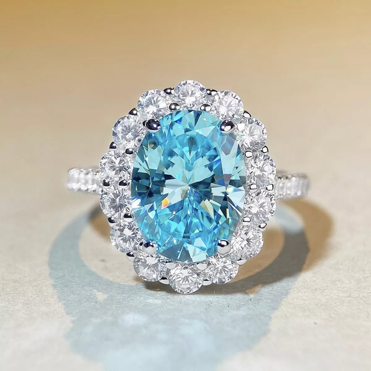 925 Sterling Silver Zircon Ring