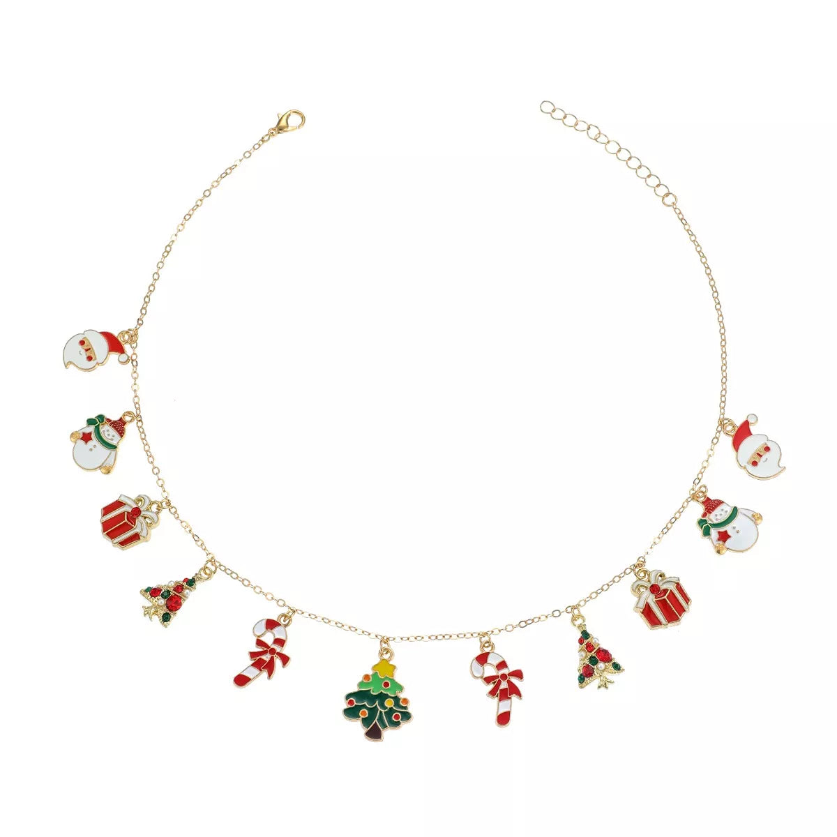 Christmas Charm Alloy Necklace