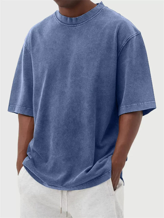 Men's Full Size Vintage Wash Oversized T-Shirt Plus Size