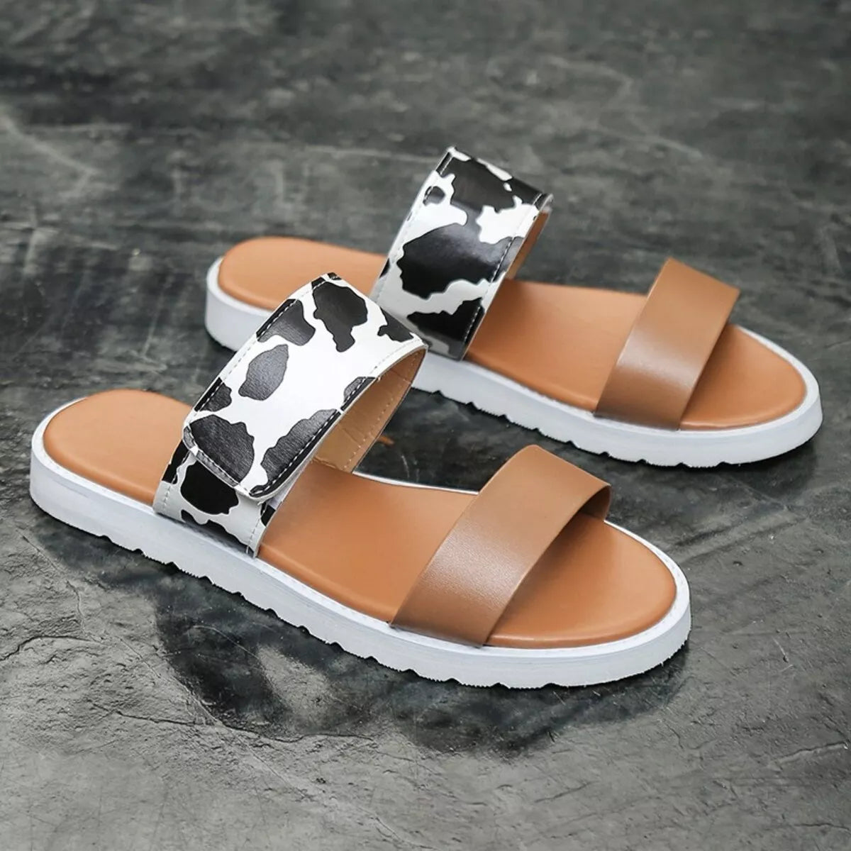 Open Toe Flats Sandals