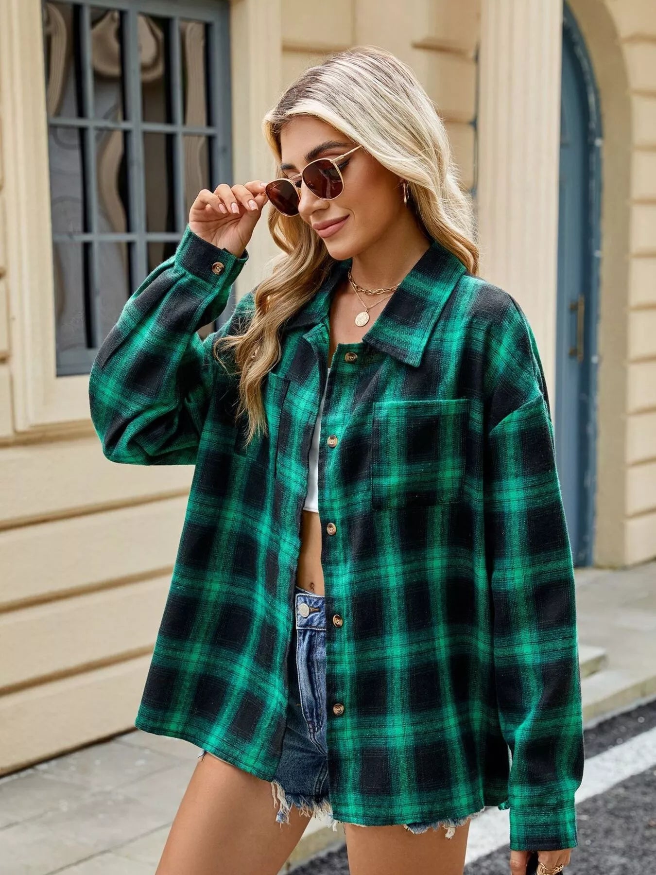 Plaid Button Up Shirt