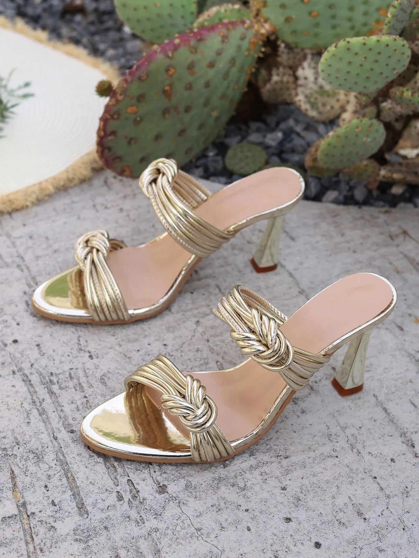Open Toe High Heel Sandals