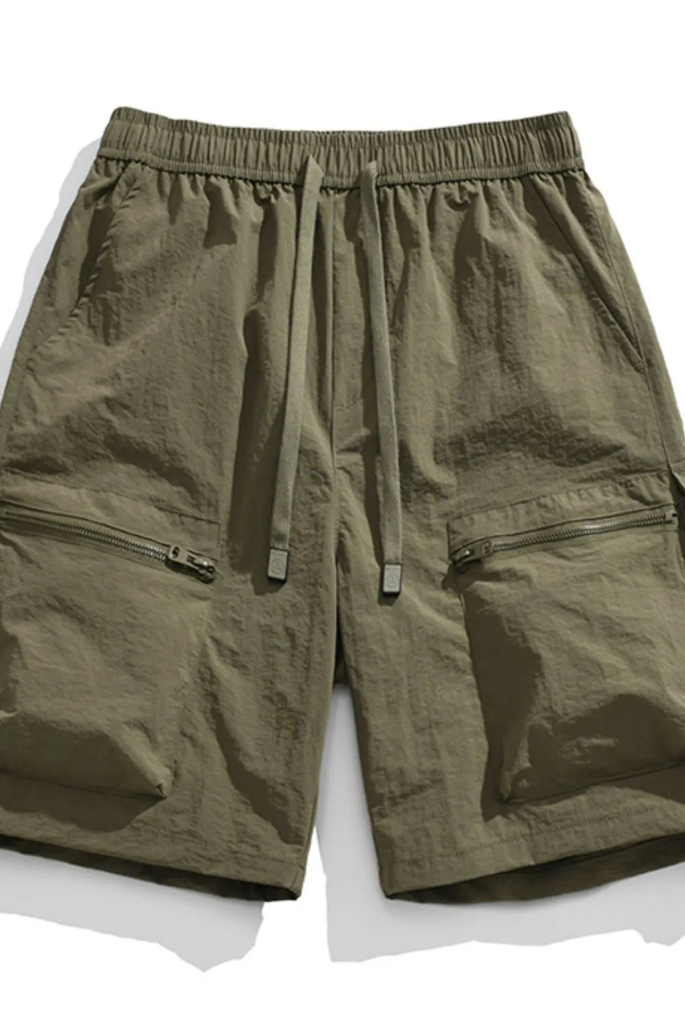 Men's Plus Size Drawstring Cargo Shorts