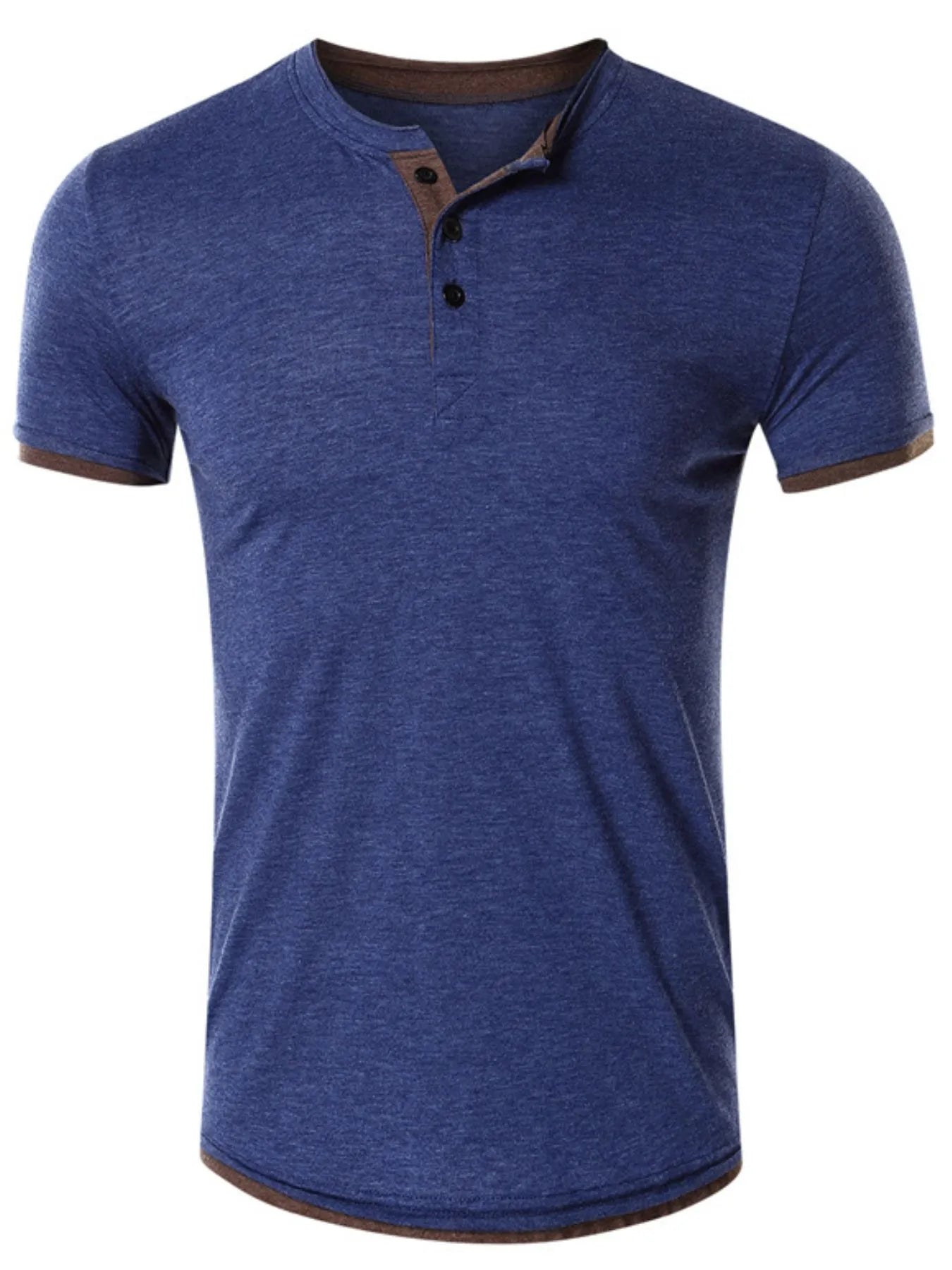 Men's Classic Henley Short Sleeve Top