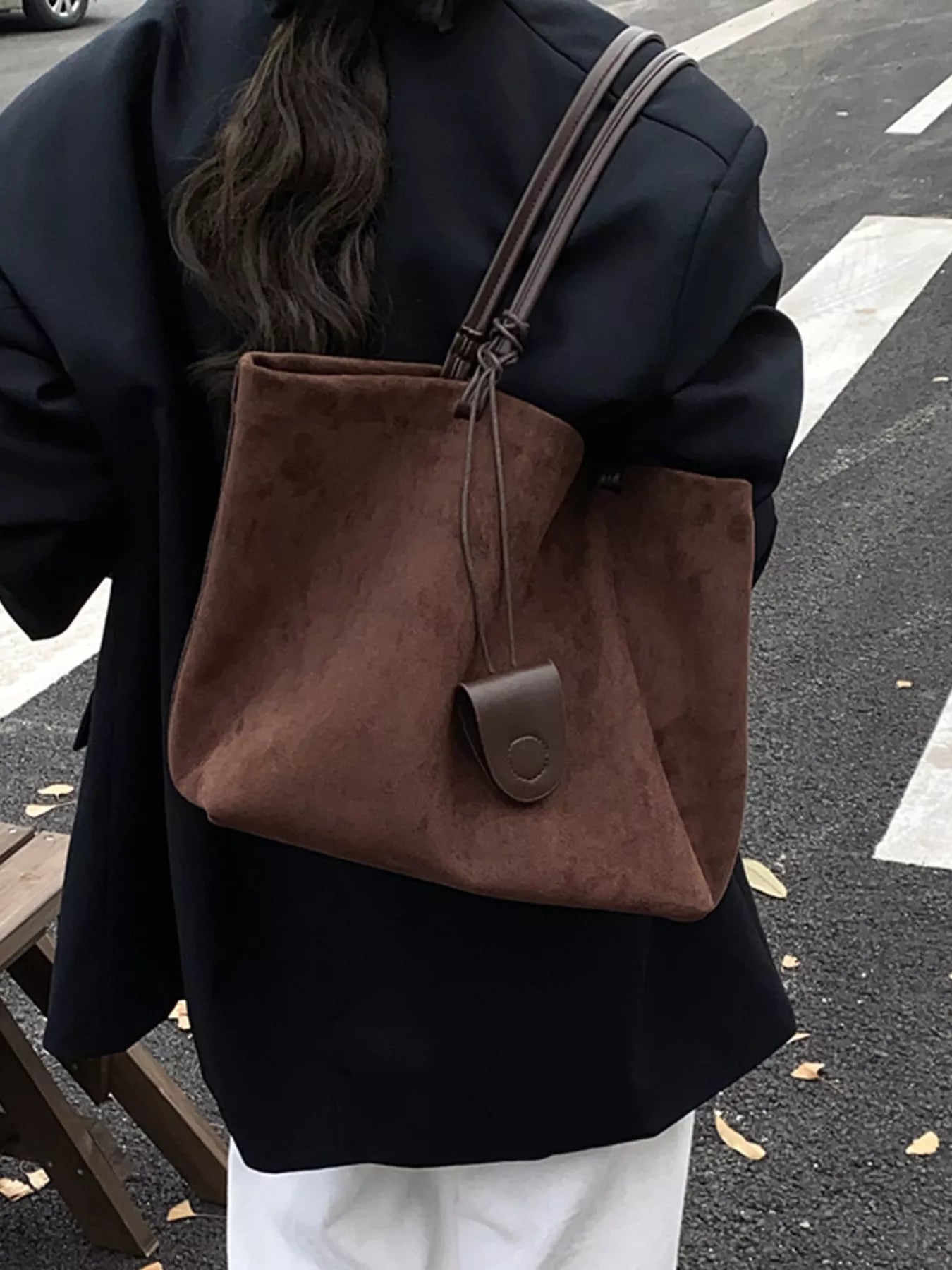 Classic Suede Tote Bag