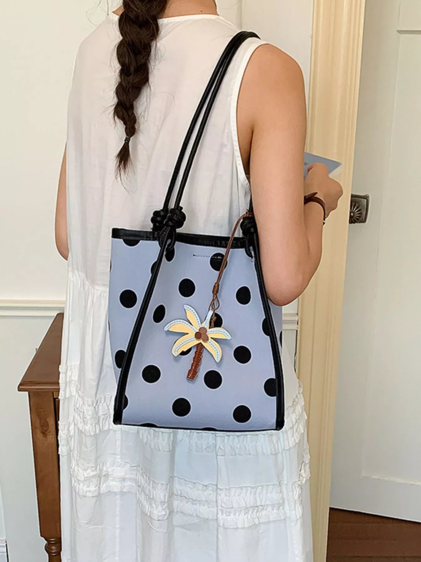 Polka Dot Shoulder Bag