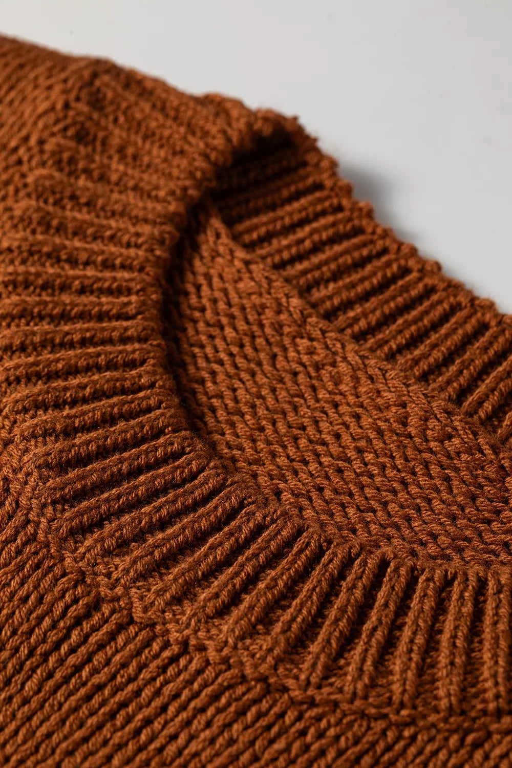 Western Horseshoe Pattern Short Sleeve Knit Sweater