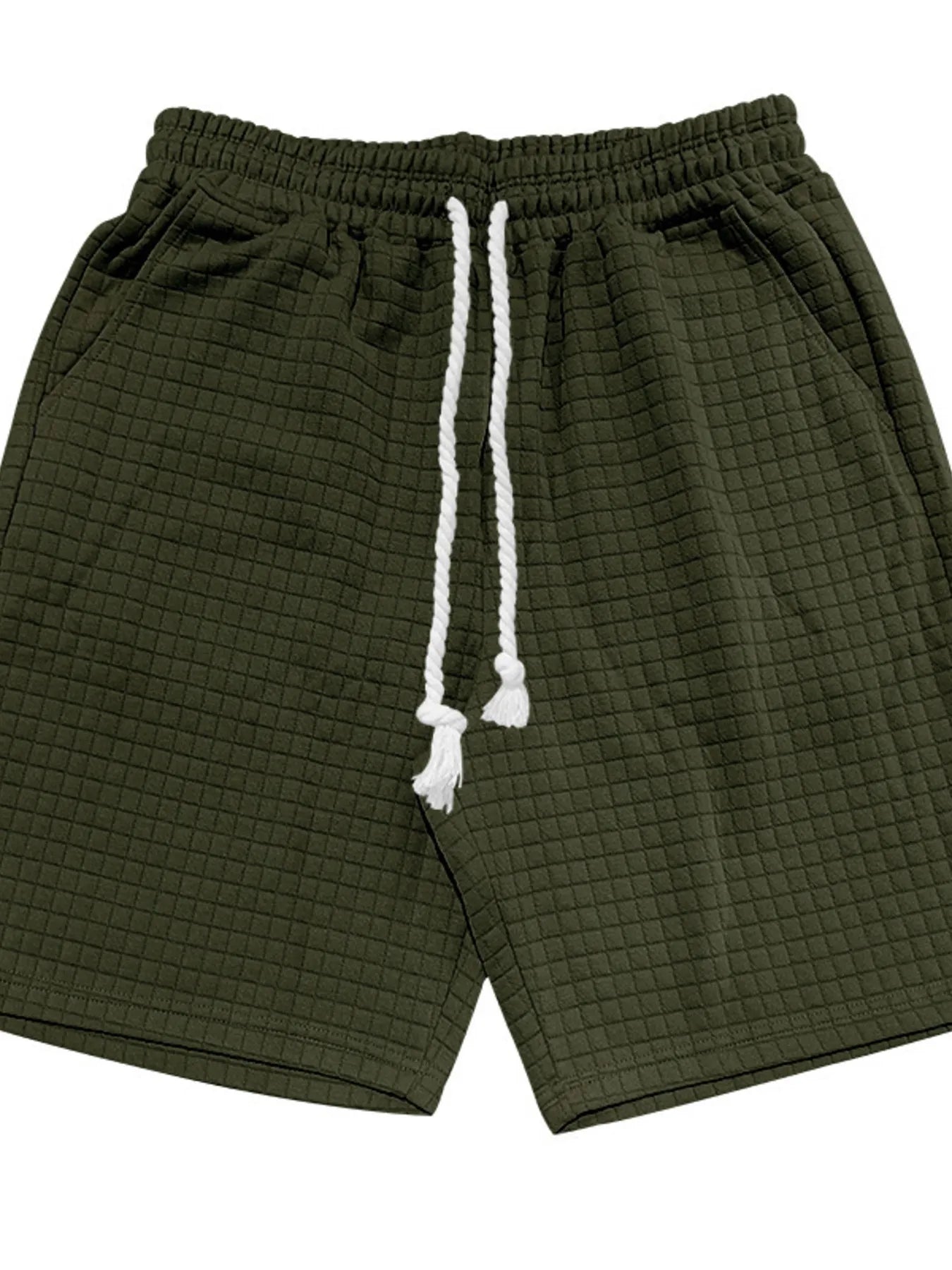 Men's Full Size Drawstring Shorts with Side Pockets Plus Size