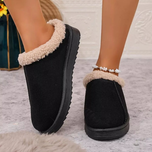 Cozy Plush Lined Clog Slippers