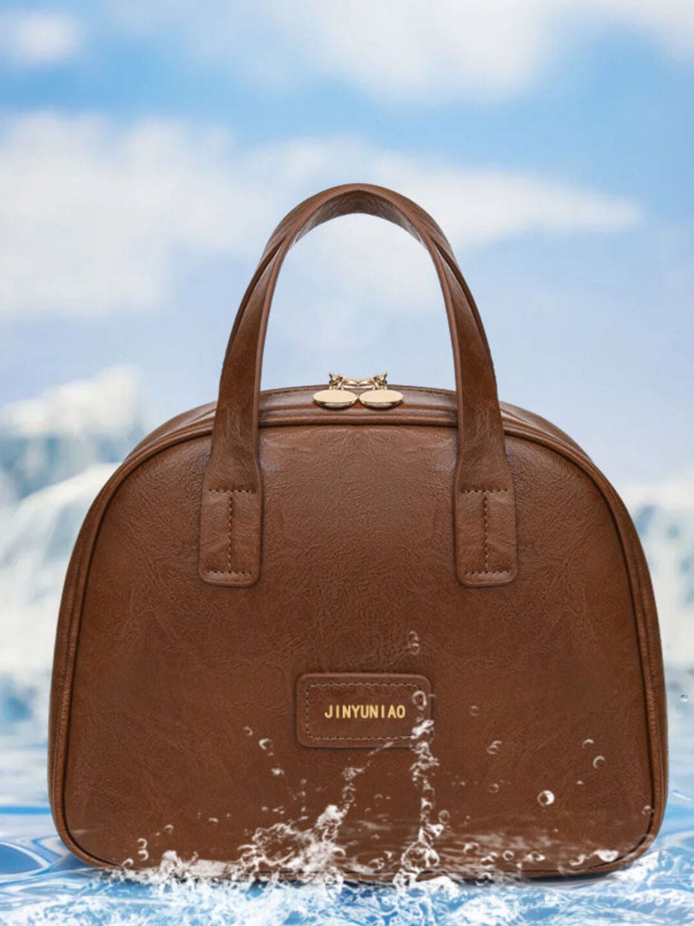 Top Handle Makeup Handbag