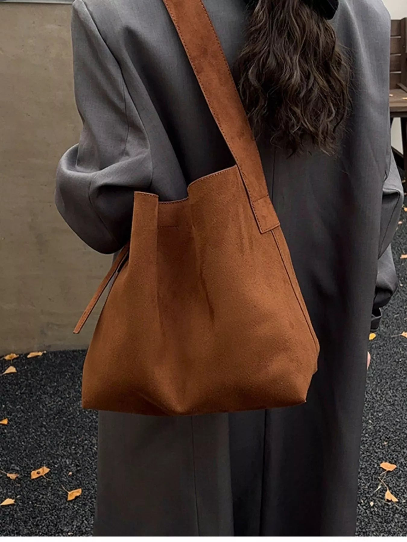 Buckle Adjustable Strap Tote Bag