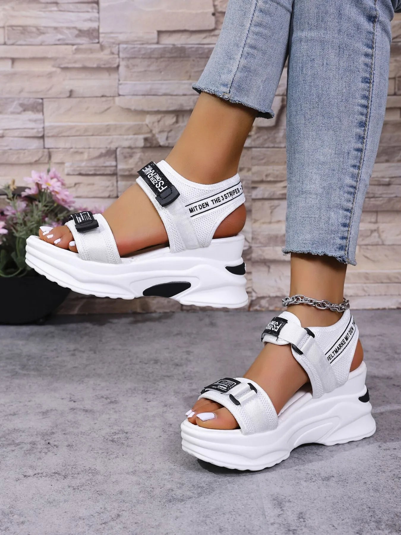 Open Toe Wedge Sandals