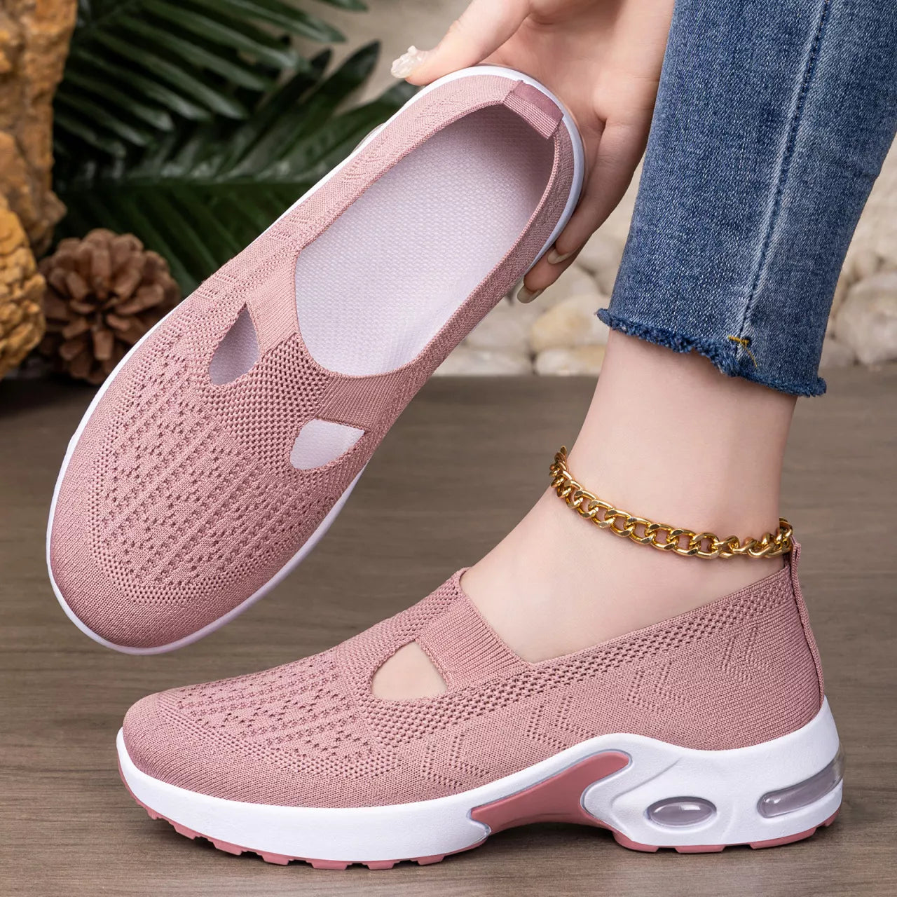 Round Toe Slip-Ons