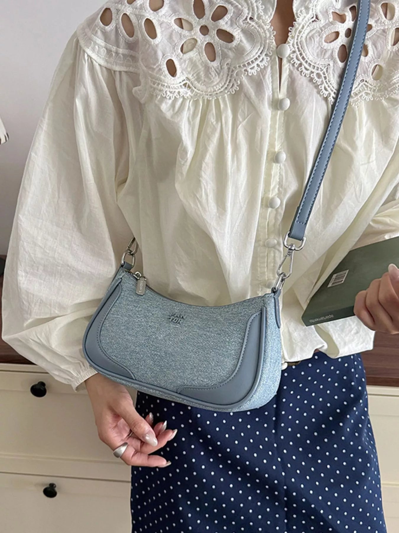 PU Leather Shoulder Bag