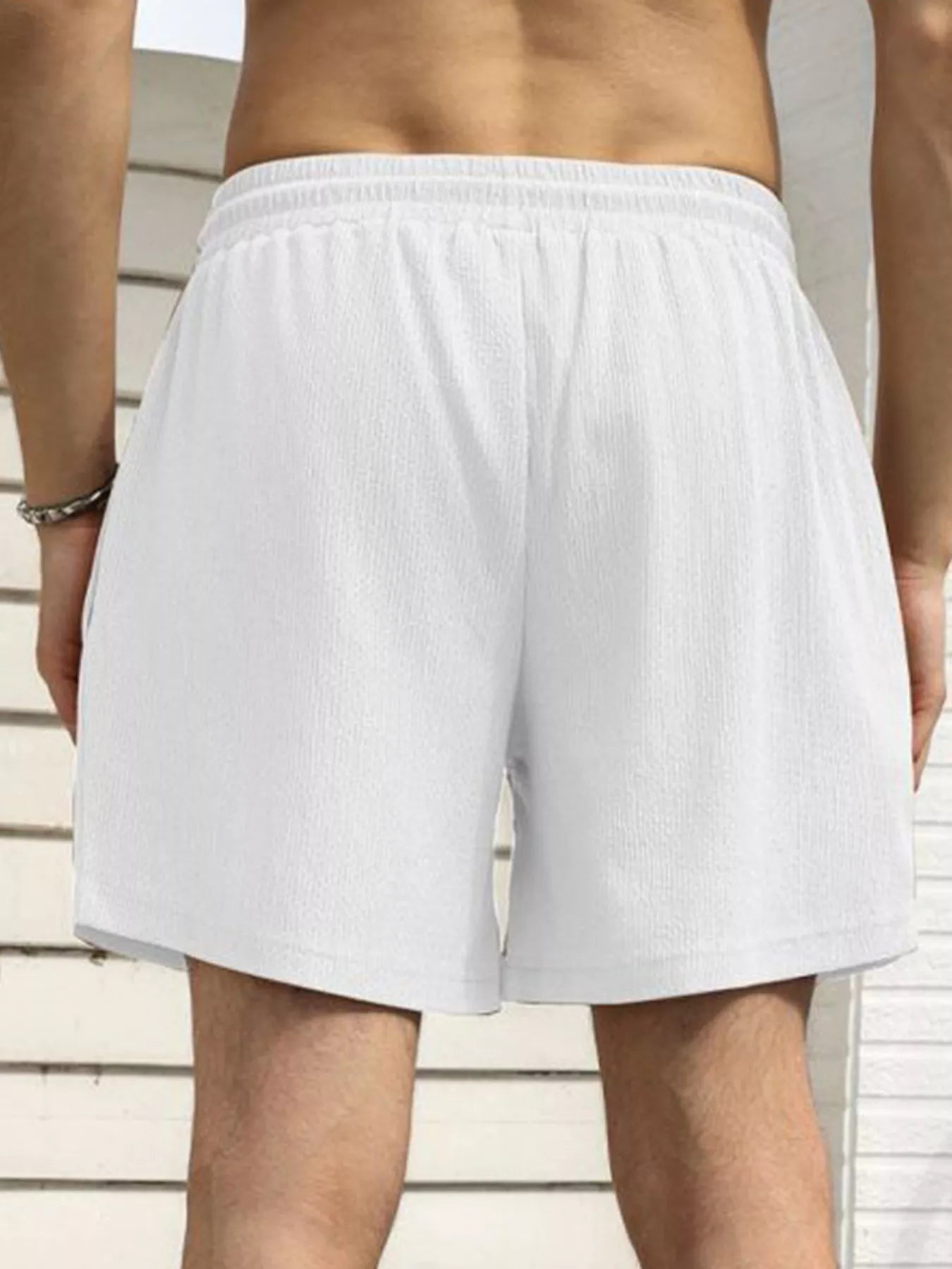 Men's Drawstring Shorts with Pockets