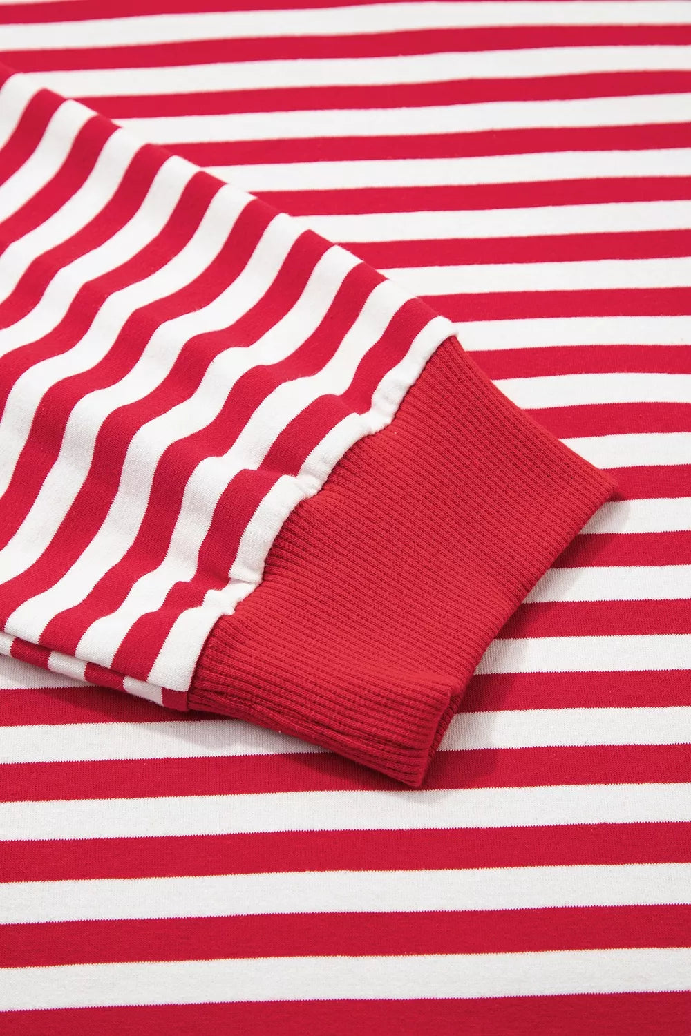 Striped Long Sleeve Casual Sweatshirt
