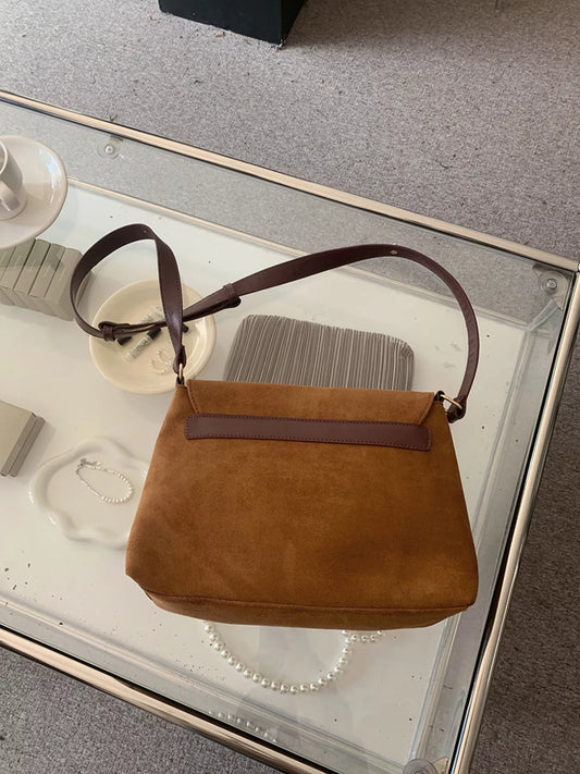 Adjustable Strap Buckle Crossbody Bag