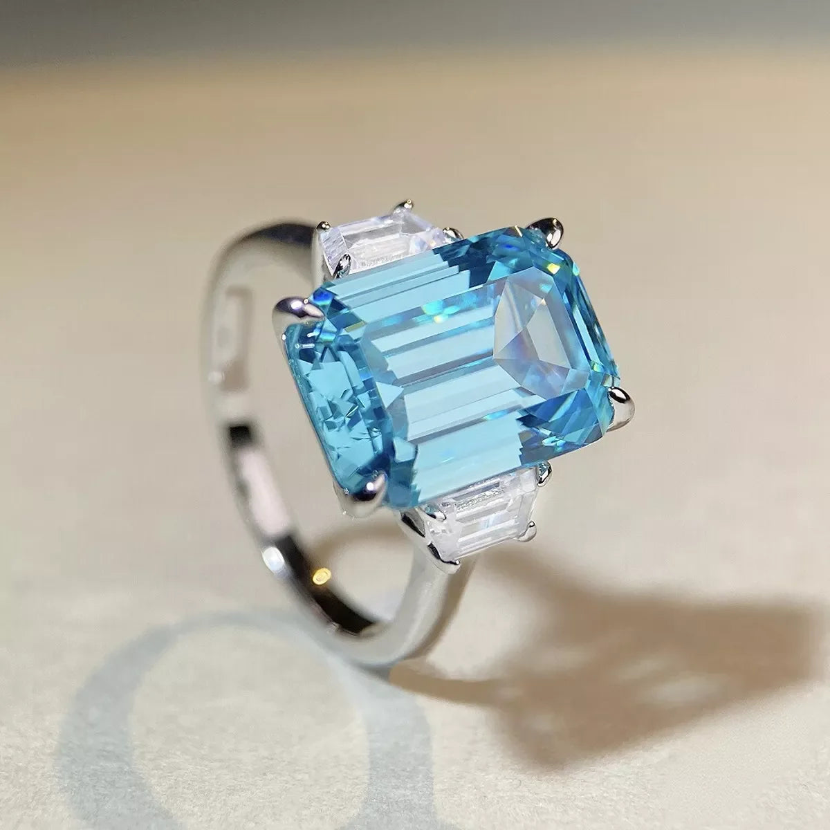 925 Sterling Silver Geometric Ring