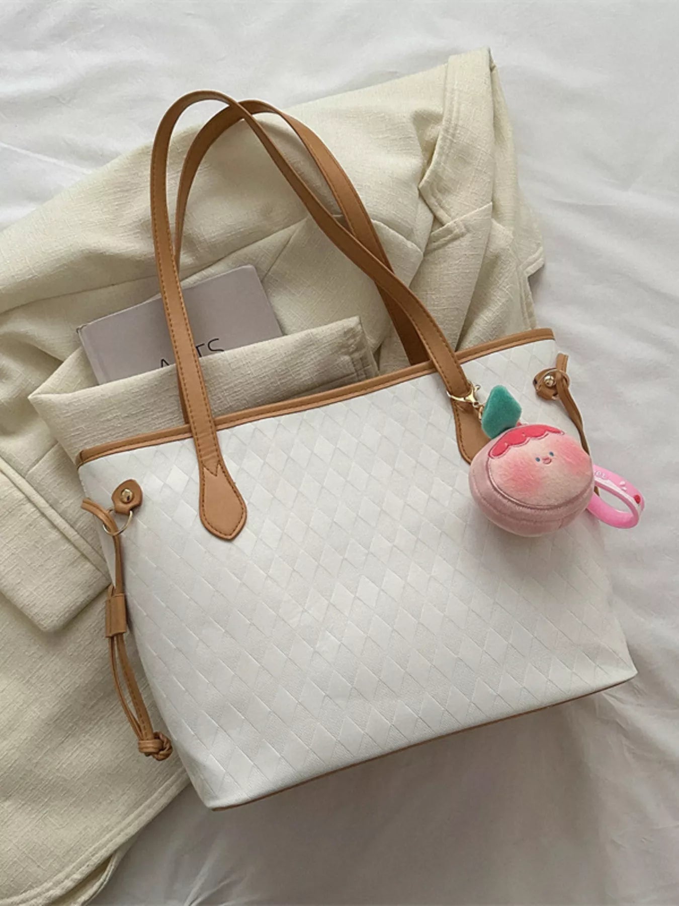Woven Pattern Tote Bag
