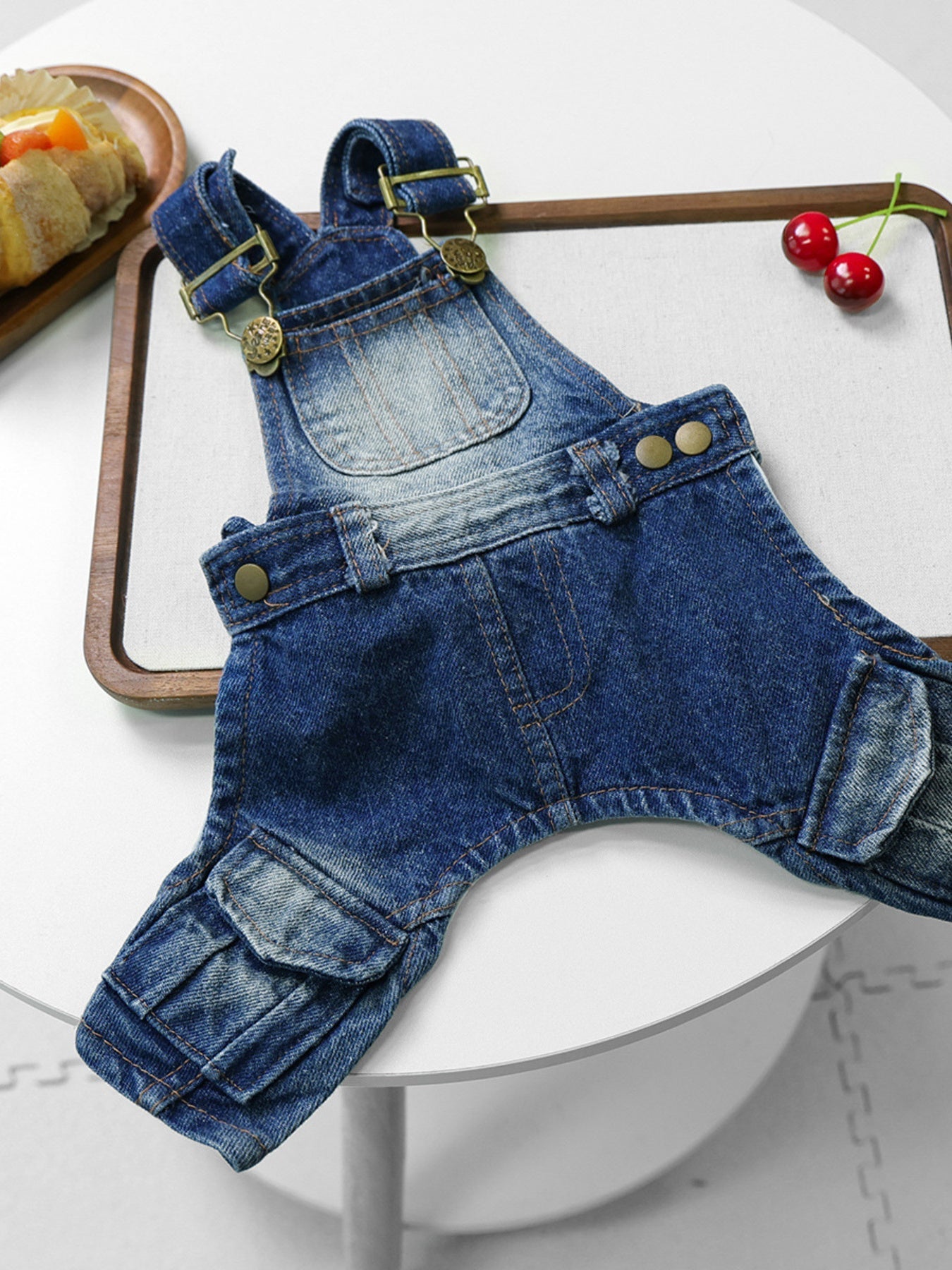 Denim Pet Overalls