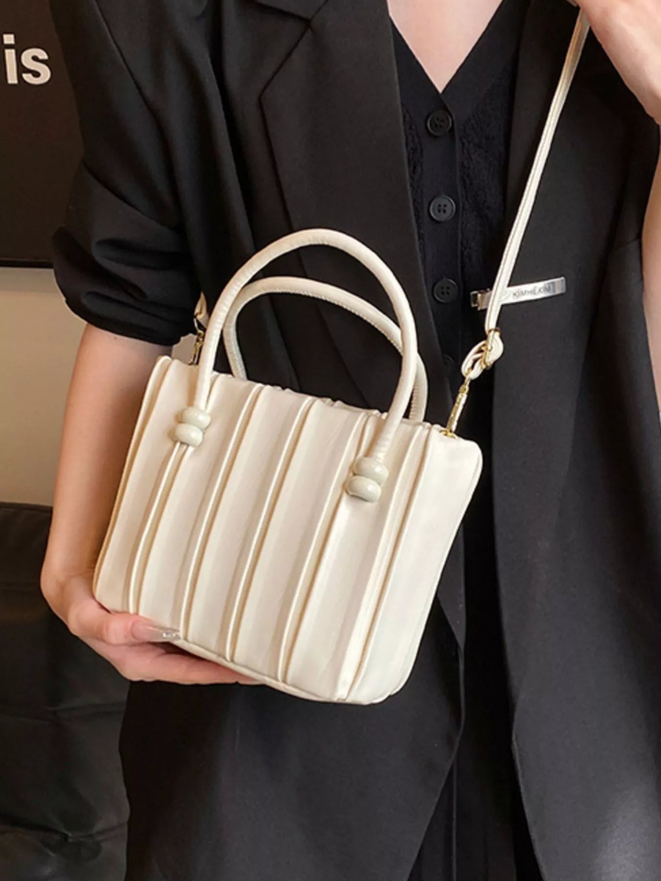Top-Handle Crossbody Bag