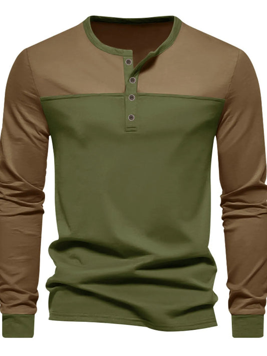 Men's Full Size Button Detail Short Sleeve Top Plus Size