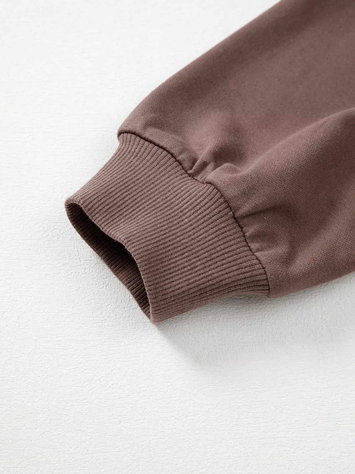 Color Block Drop Shoulder Pullover Casual Sweatshirt