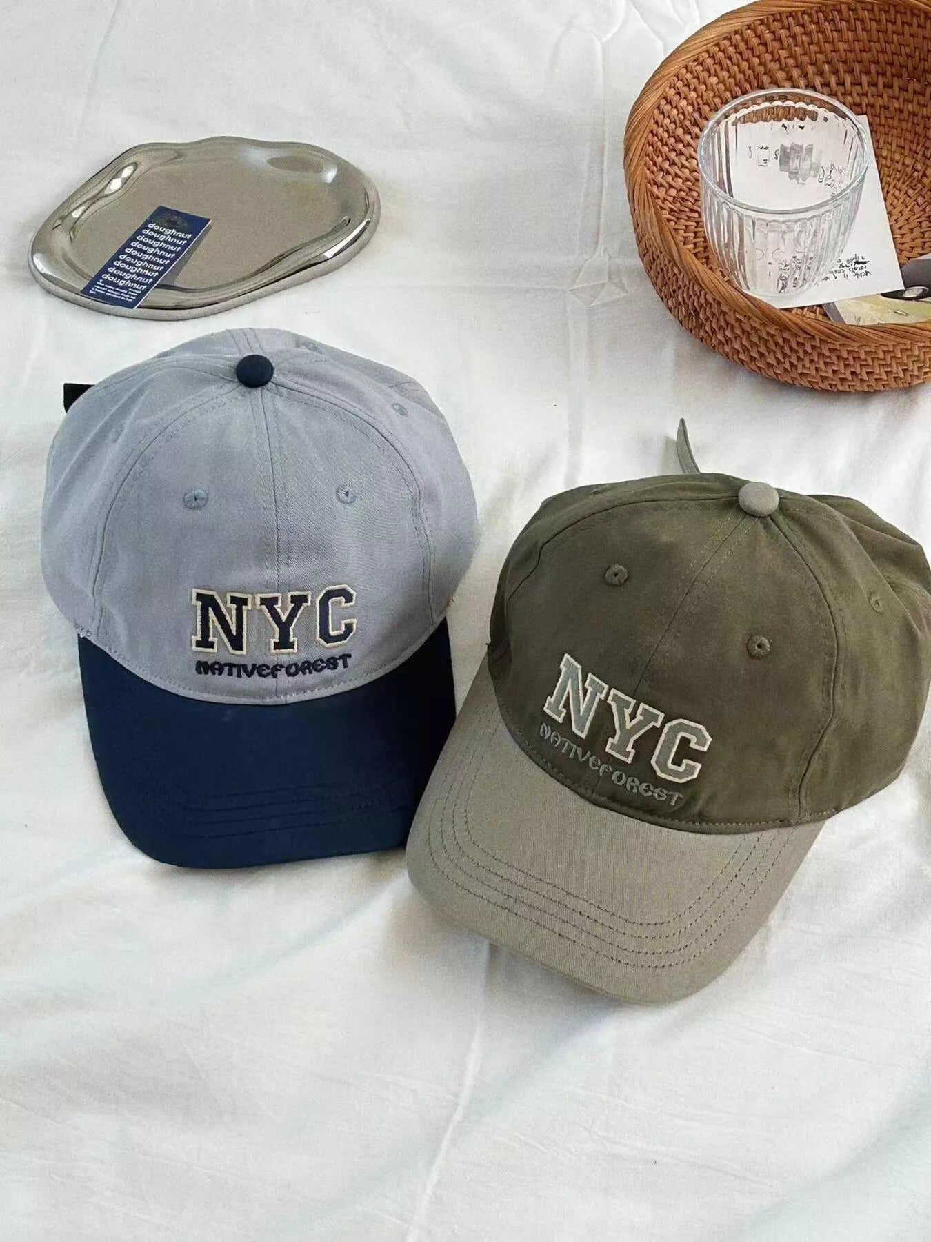 Letter Embroidered Baseball Cap