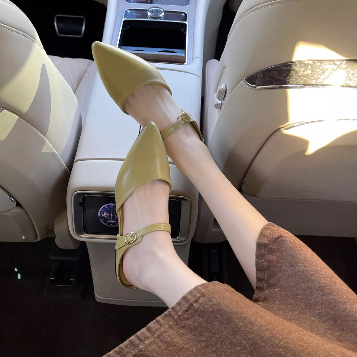 Point Toe Flats Sandals