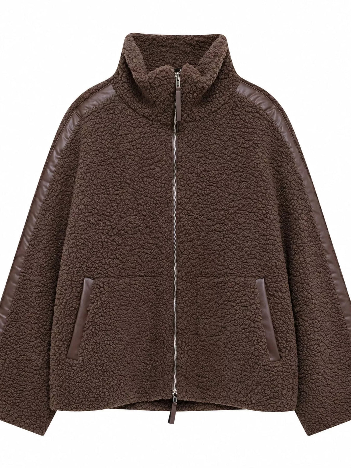 Sherpa Zip-Up Outerwear