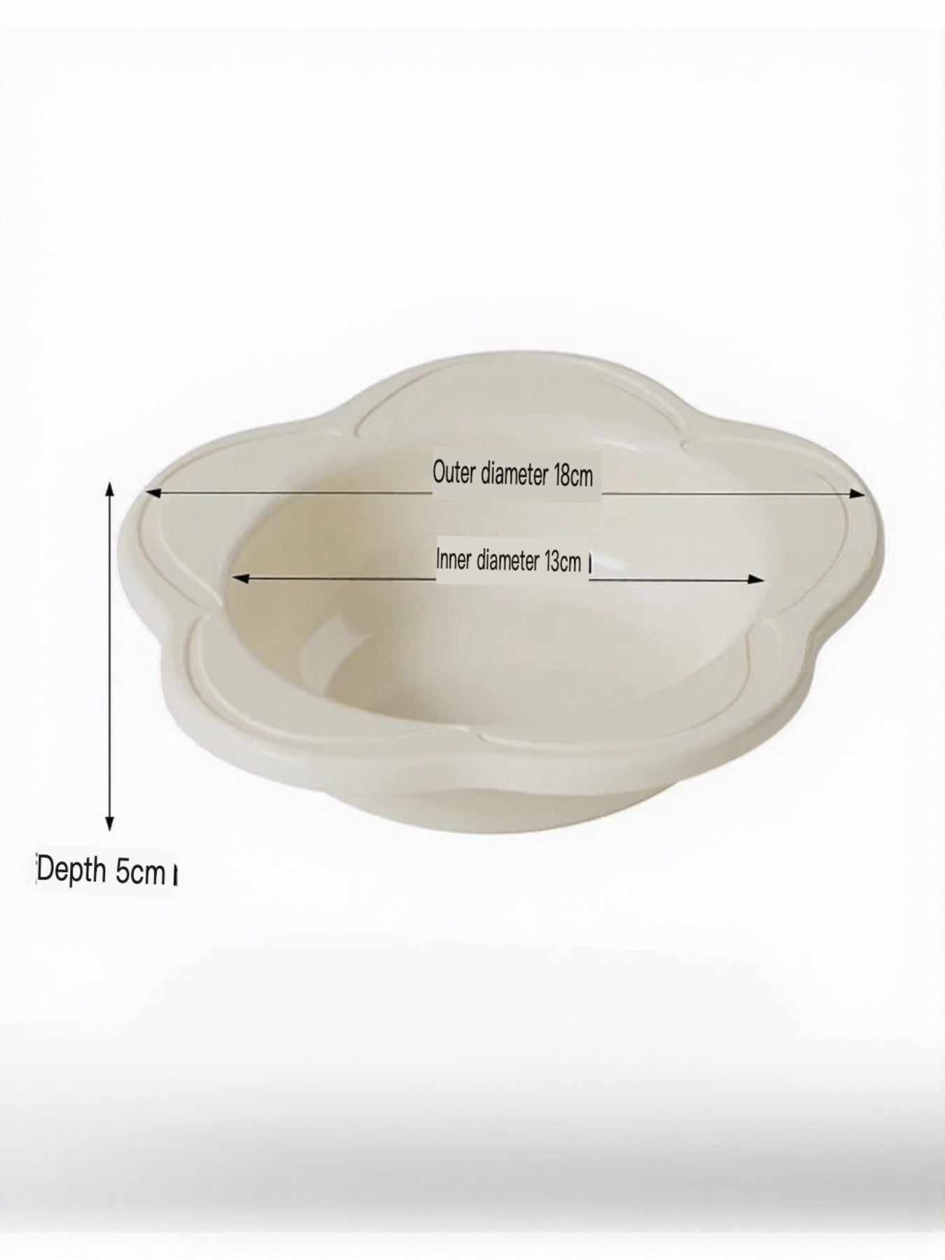 Flower Shape Pet Bowl