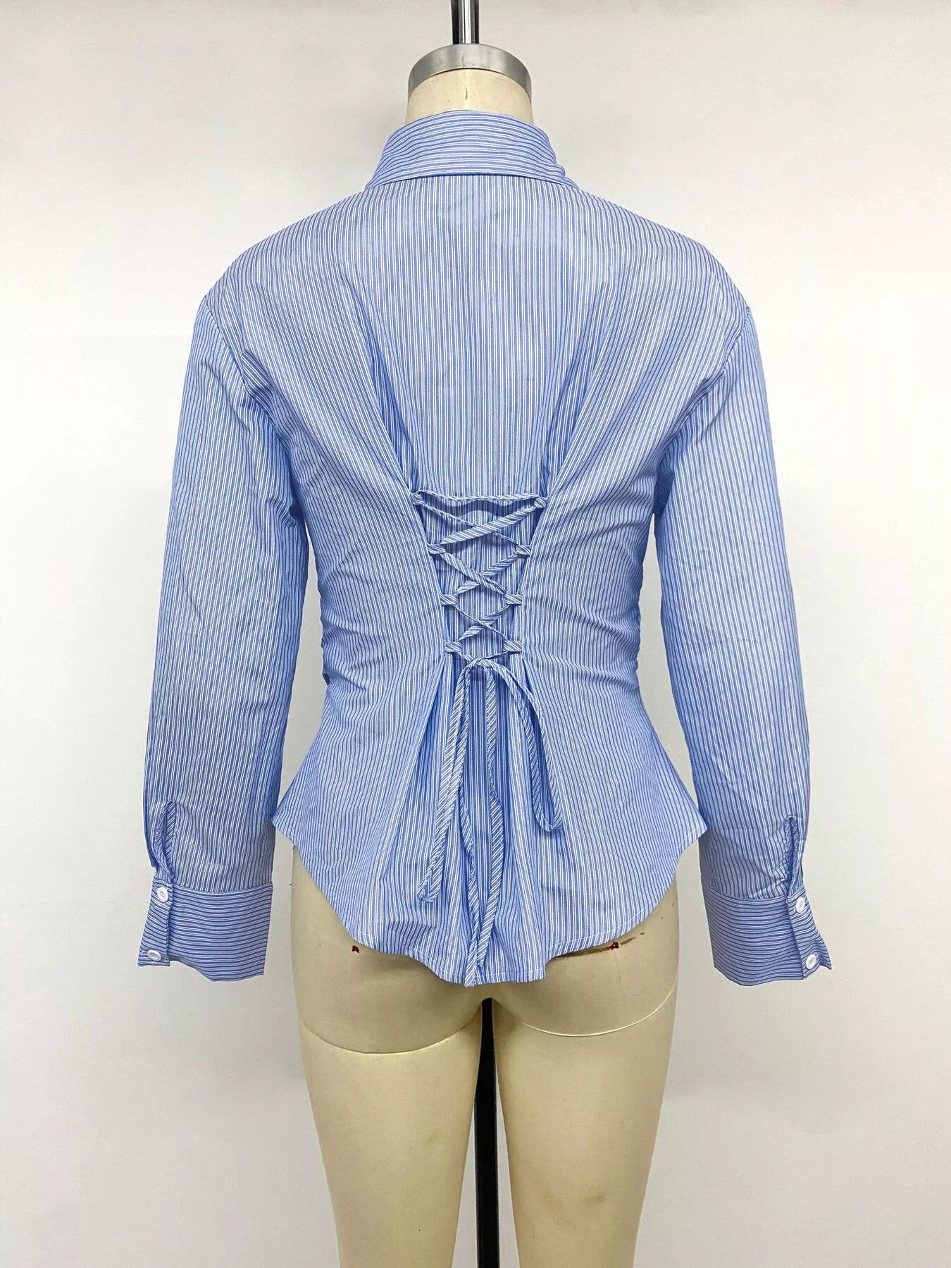 Striped Slim-Fit Button-Down Shirt