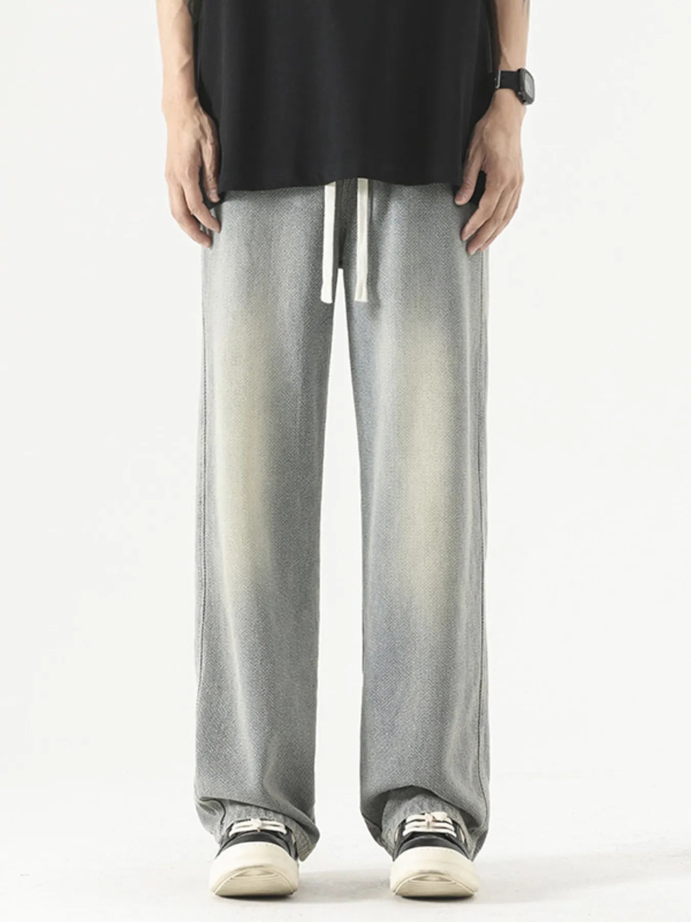Men's Full Size Wide Leg Jeans Plus Size