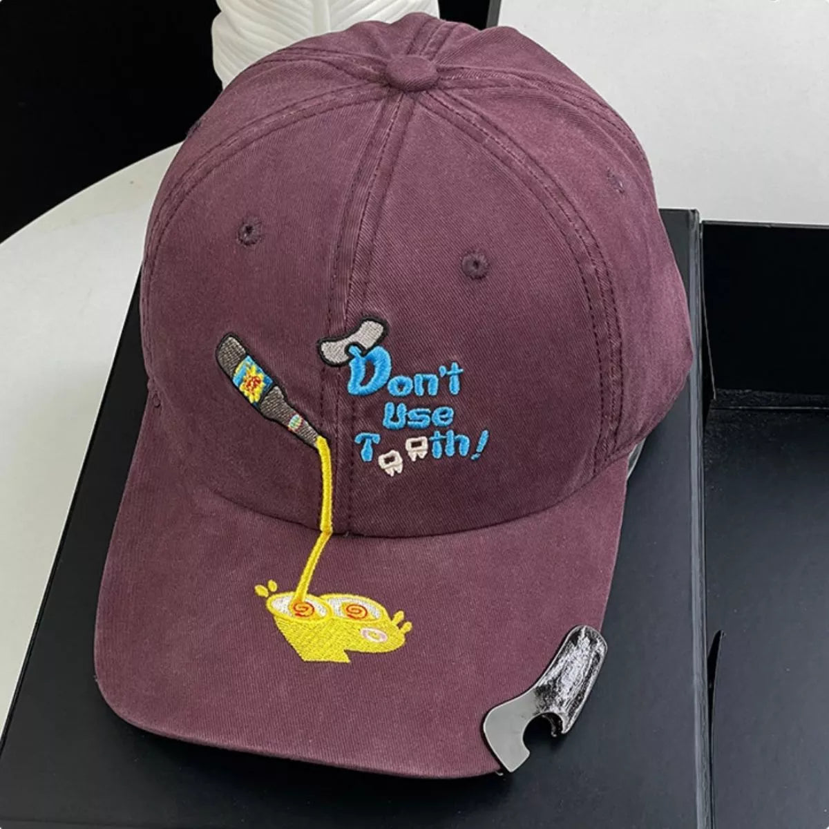 Embroidered Cartoon Baseball Cap