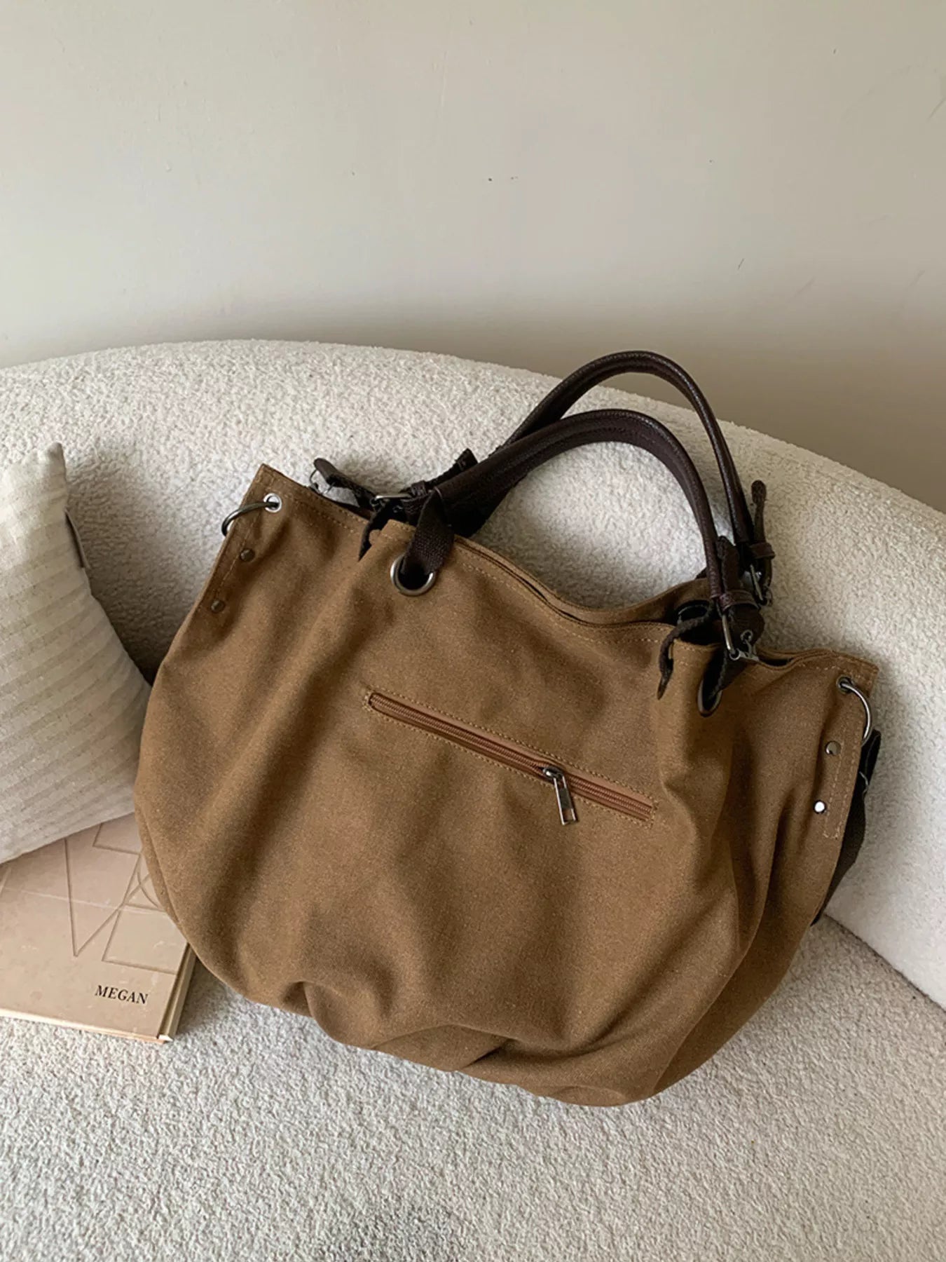 Adjustable Strap Tote Bag