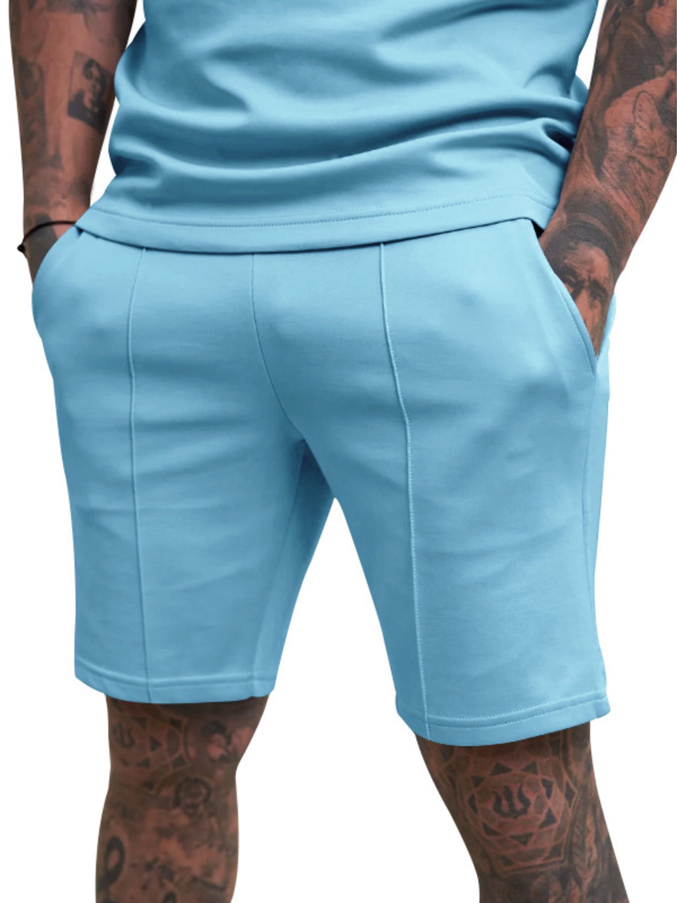 Men's Full Size Casual Drawstring Shorts Plus Size