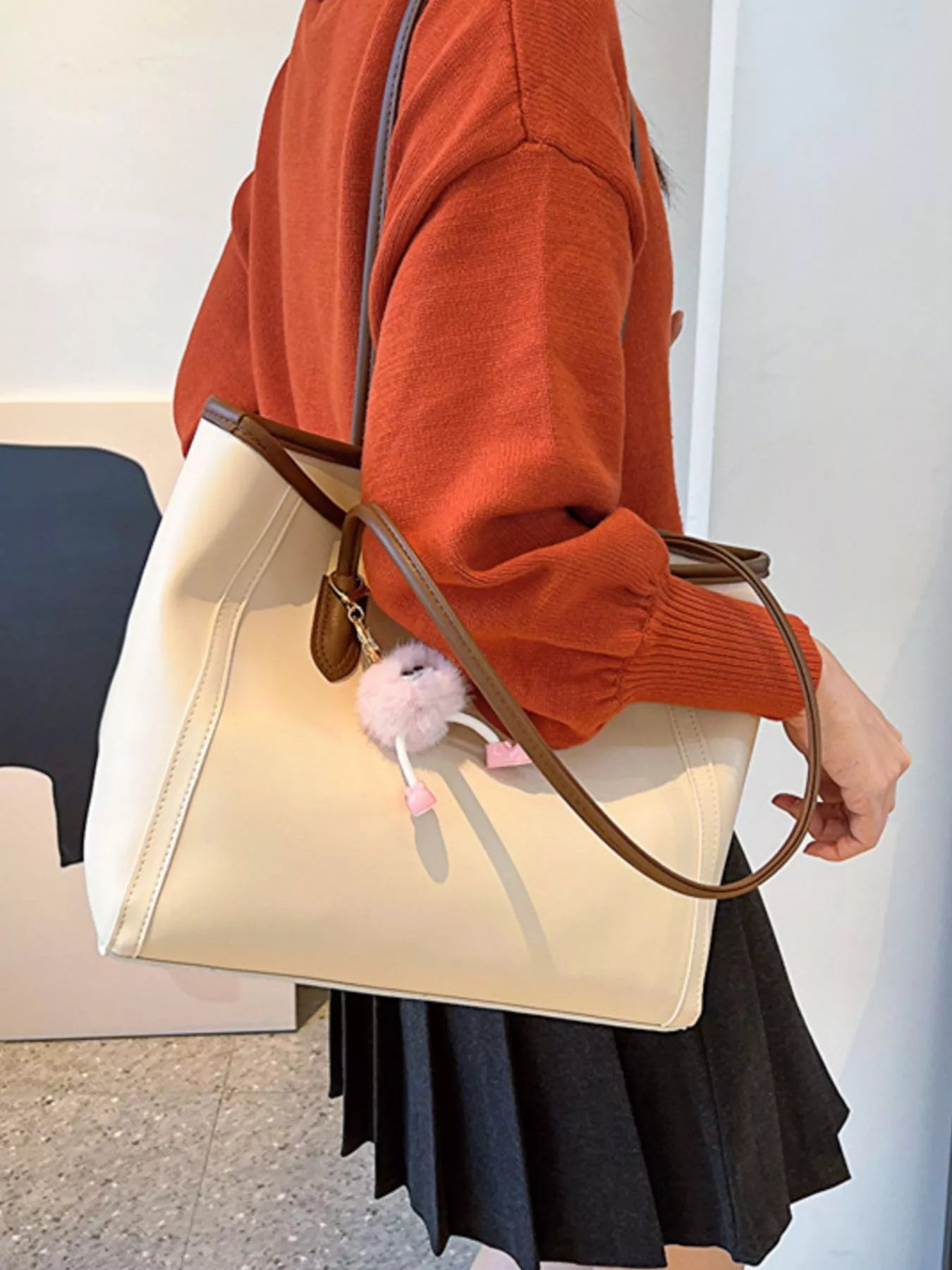 PU Leather Tote Bag