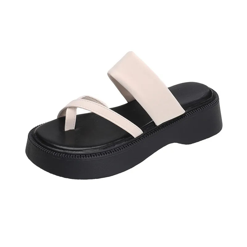 Multi-Strap Platform Sandals