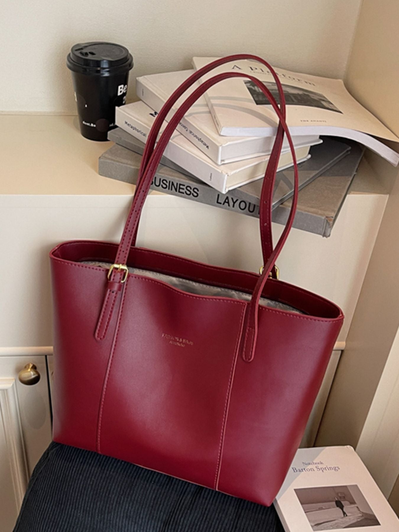 PU Leather Tote Bag