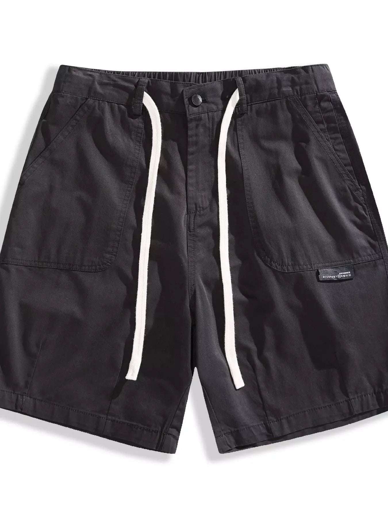 Men's Full Size Cargo Drawstring Shorts Plus Size
