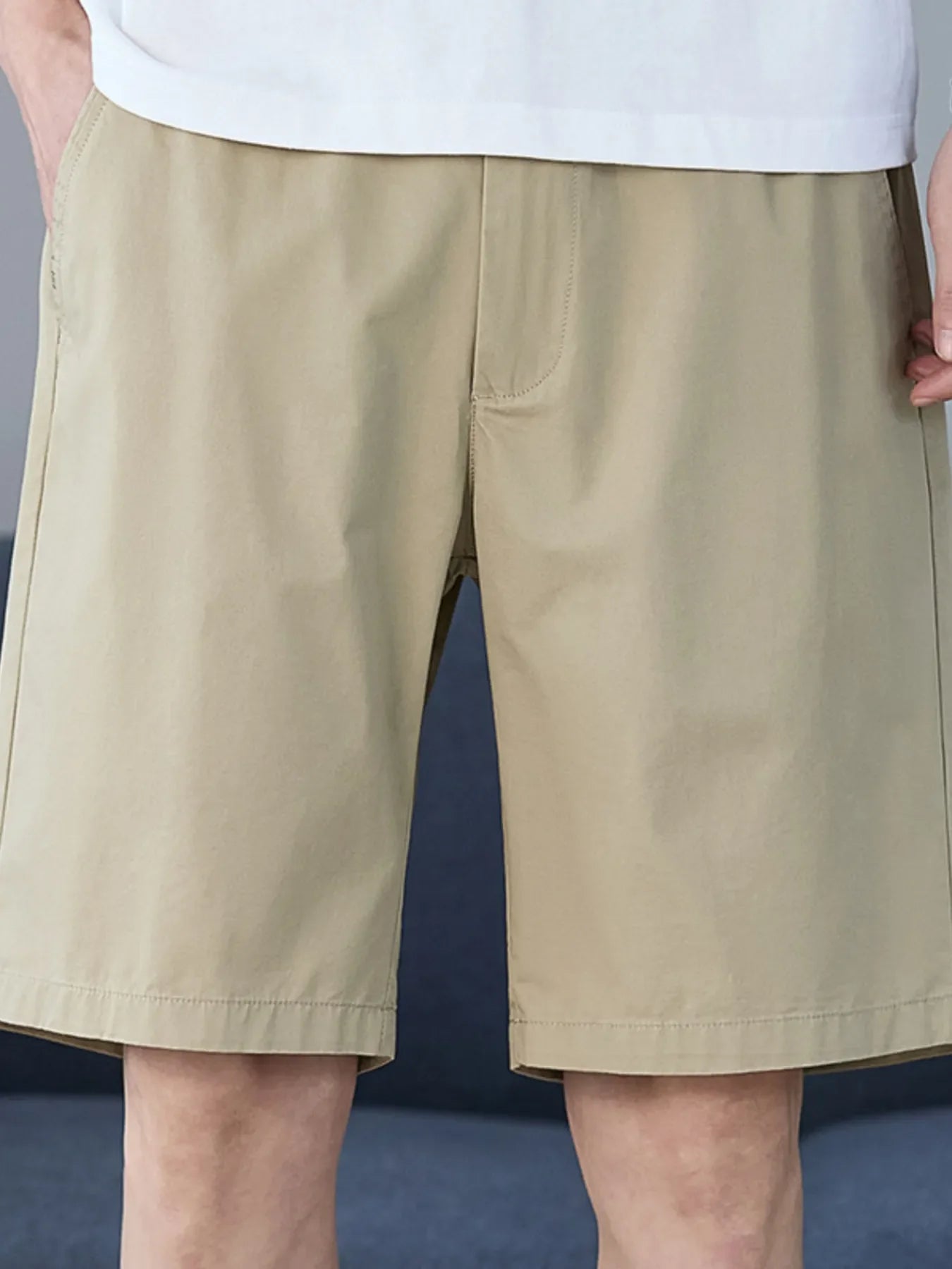Men's Plus Size Casual Pocketed Shorts