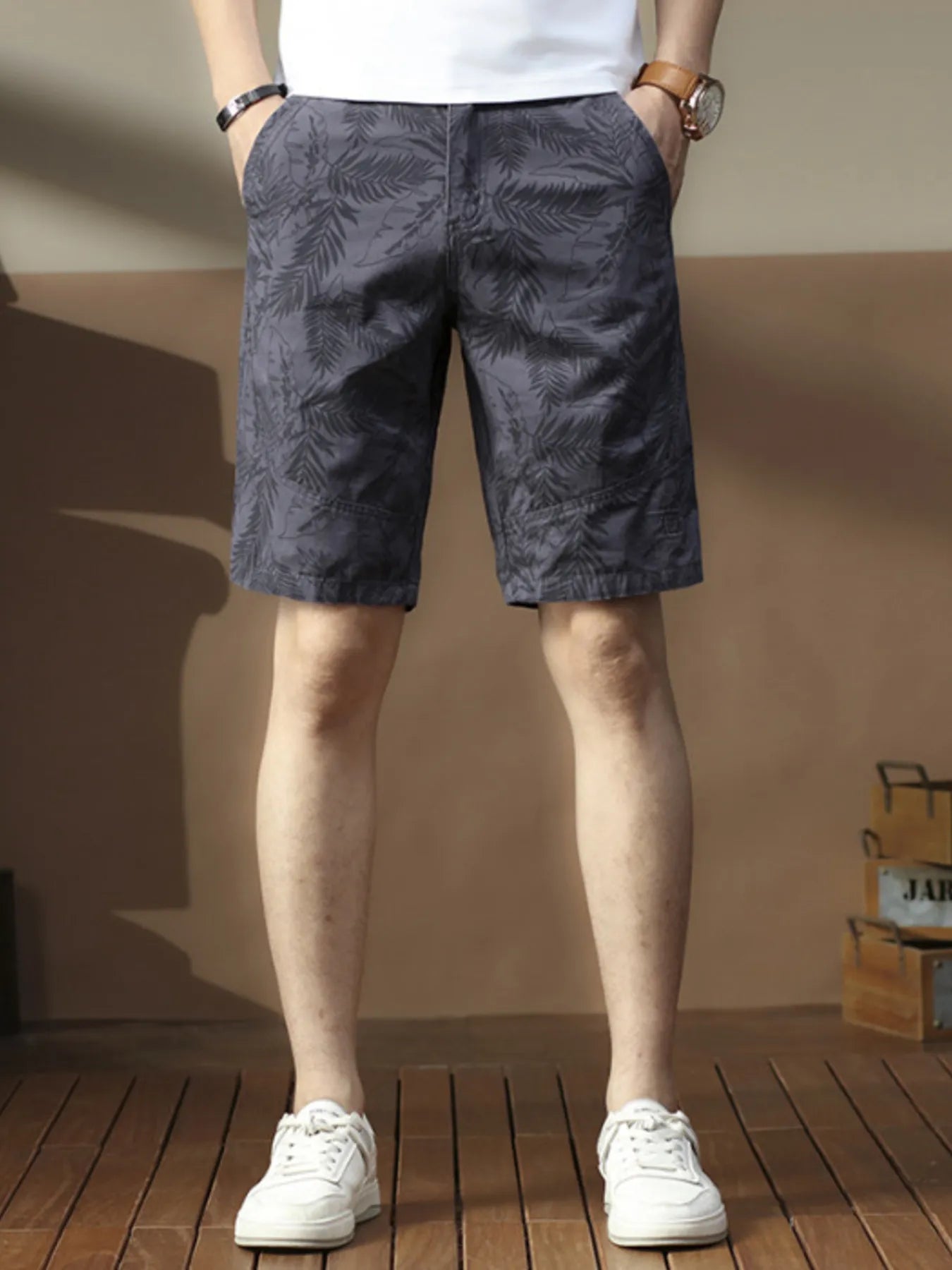 Men's Printed Loose Fit Shorts