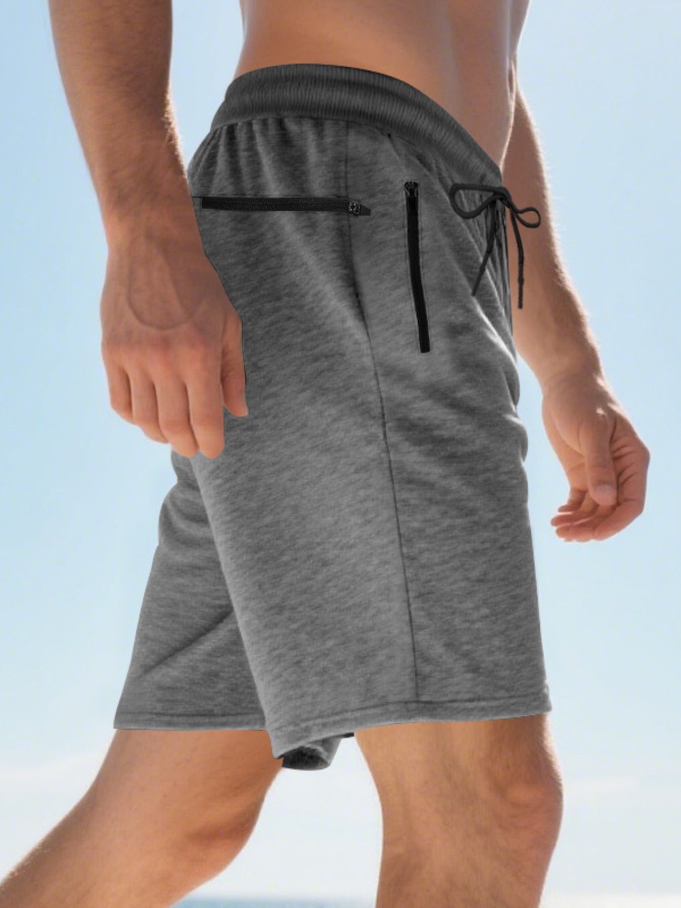 Men's Full Size Drawstring Casual Shorts Plus Size