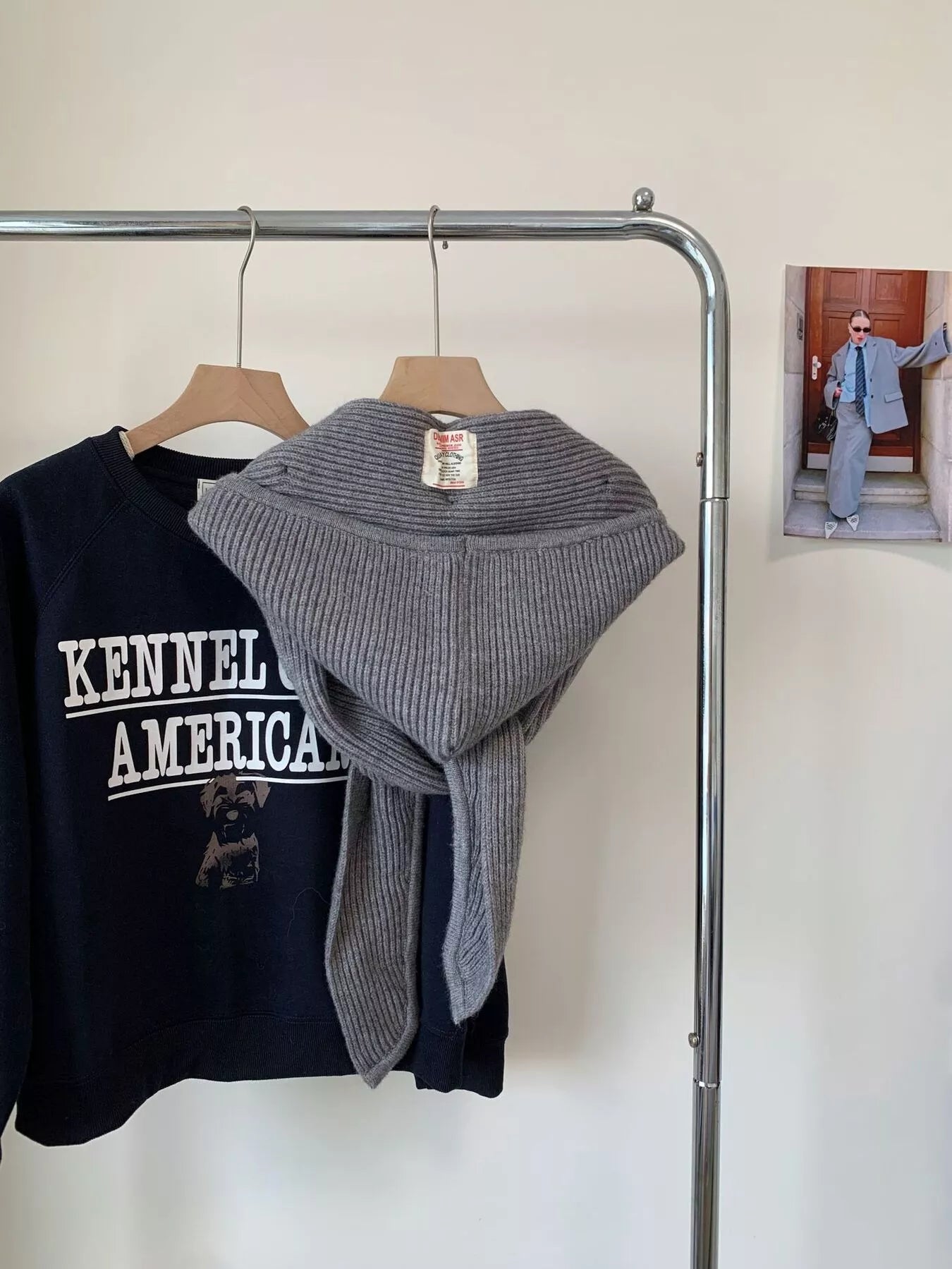 Knitted Warmer Scarf Hat
