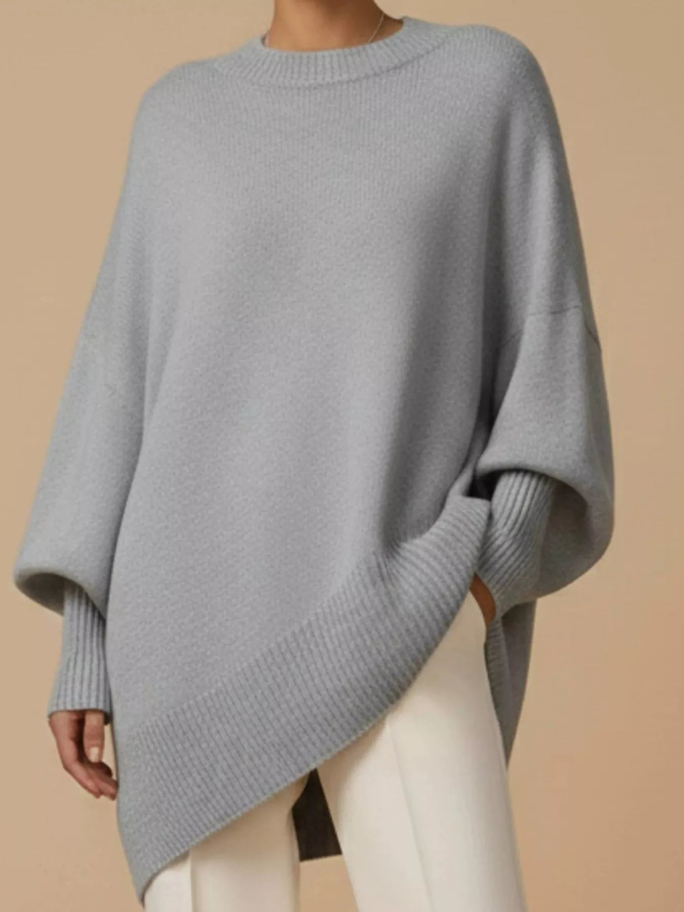 Oversized Batwing Sleeve Sweater