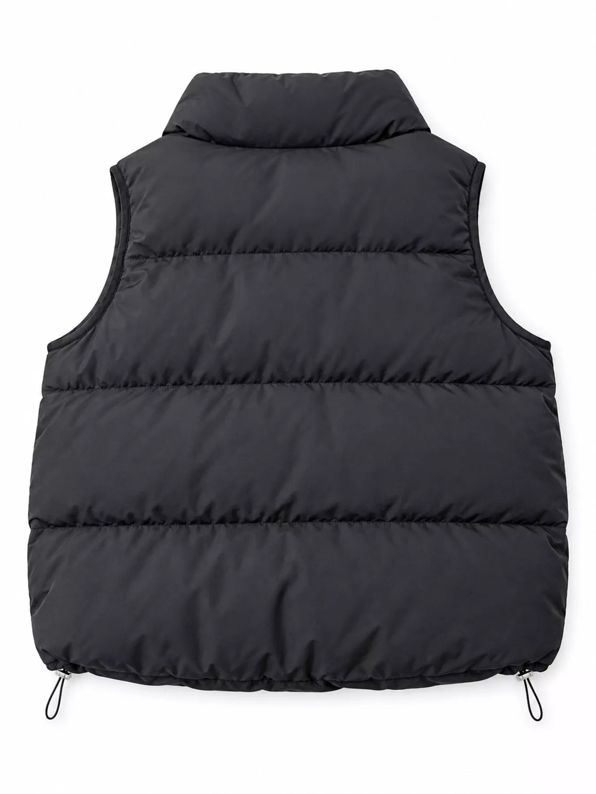 Stand-Up Collar Puffer Vest Coat