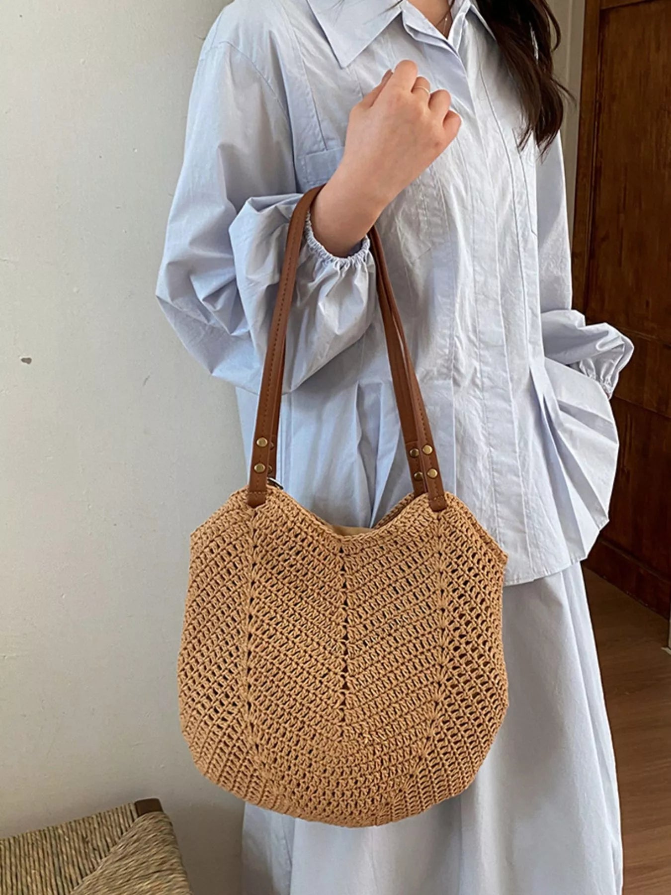 Crochet Knit Shoulder Bag