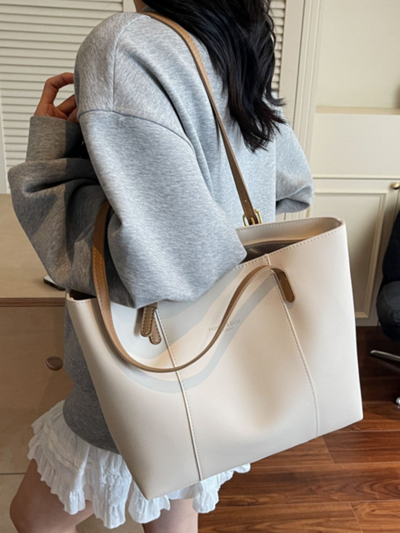PU Leather Tote Bag