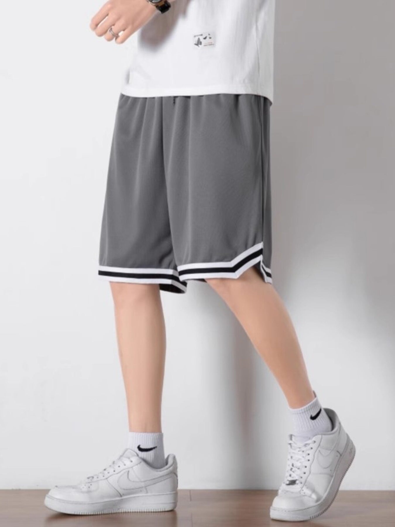 Men's Plus Size Drawstring Shorts